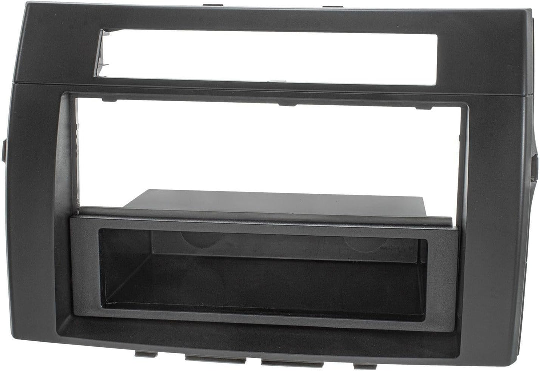 tomzz Audio 2455-081 Radioblende Metallschacht kompatibel mit Toyota Corolla Verso ZER/ZZE 2004-2009