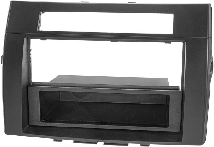 tomzz Audio 2455-081 Radioblende Metallschacht kompatibel mit Toyota Corolla Verso ZER/ZZE 2004-2009