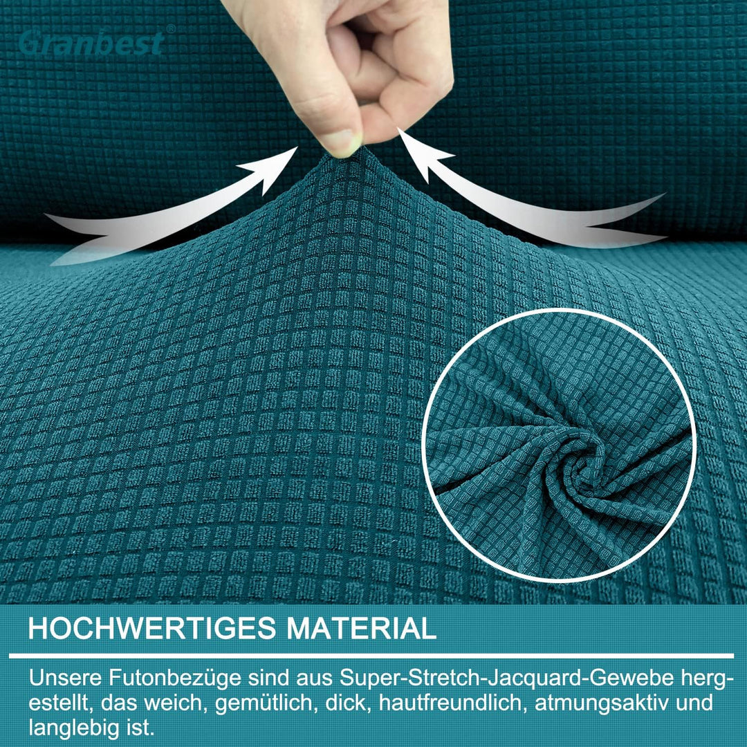 Granbest wasserdichte Armlose Futon Abdeckung, Hoher Stretch Futon Schutz für Faltendes Schlafsofa A