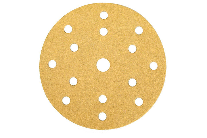 MIRKA 2975309 Gold Grip Schleifscheiben, 150 mm, 15 Löcher, Korn 320 - Verpackungseinheiten 100