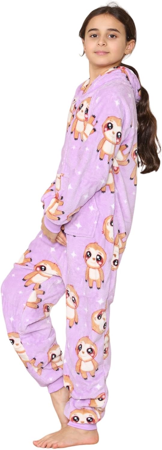 A2Z 4 Kids Faultier Drucken Strampelanzug Schlafanzug Sets Für Jungen Und Mädchen Kinder Jumpsuit Al