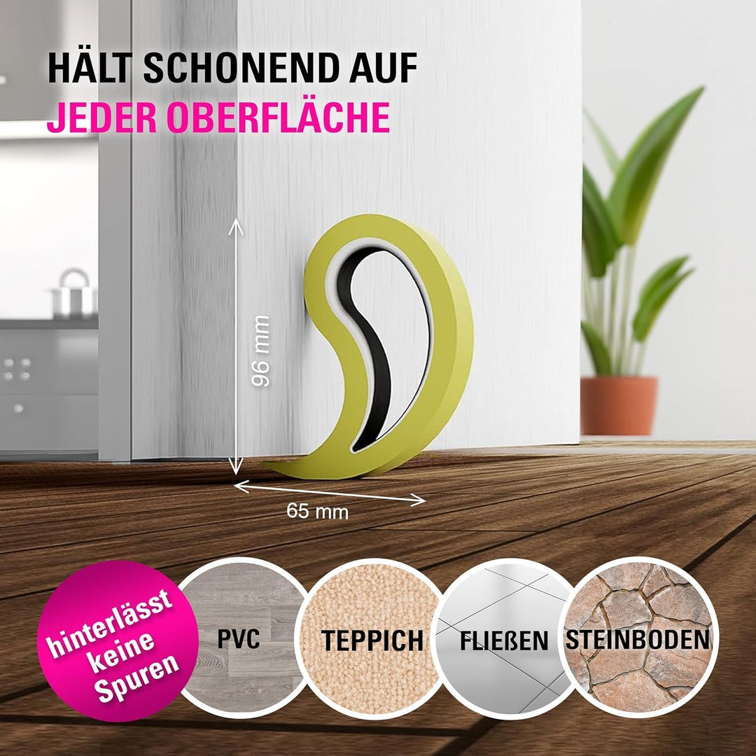 Stoppy, Stoppi, Fensterstopper, Türstopper, Türkeil, Türhaken, Fensterklammer, 12er Set (erhältlich