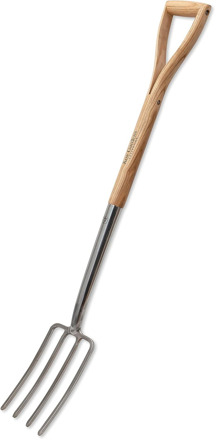Spear & Jackson 1561KEW Kew Gardens Kollektion Neverbend Edelstahl-Spatengabel Grenzgabelung, Grenzg