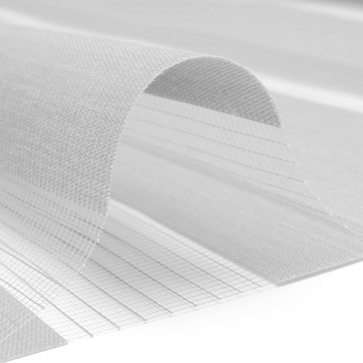Blindecor - Indus doppelrollo klemmfix ohne bohren - duo rollo klemmfix Silbergrau - 50 x 220 cm (Br