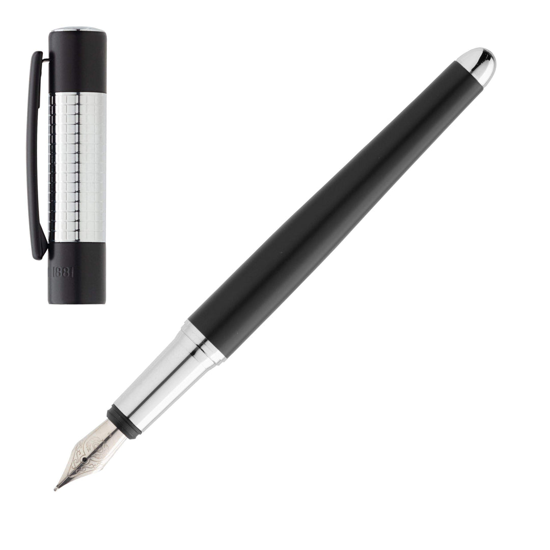 Cerruti 1881 Füllfederhalter Albion Black NSI0412A