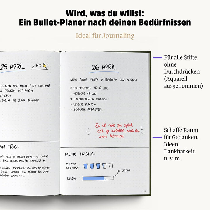 Ein guter Punkt | A5 Bullet Planer (Natur), Natur