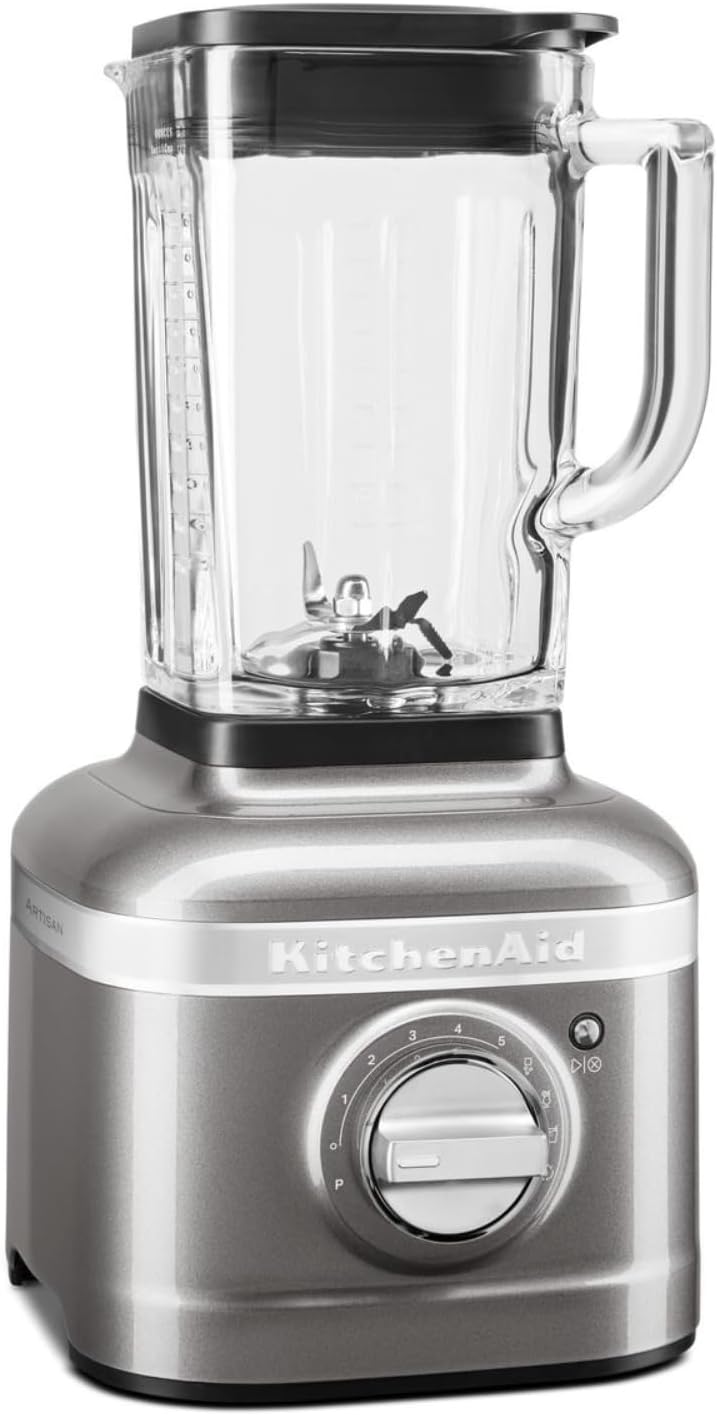 KitchenAid ARTISAN K400 Standmixer 5KSB4026EMS 1200W 1,4 Liter Medaillon Silber Medaillon Silber Sta
