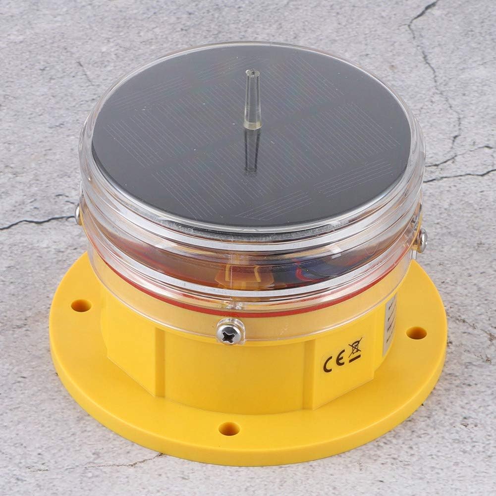 Solar Power Standlicht IP68 Wasserdicht LED Schiff Marine Dock Grosse Sicherheit Licht Blinklicht 36