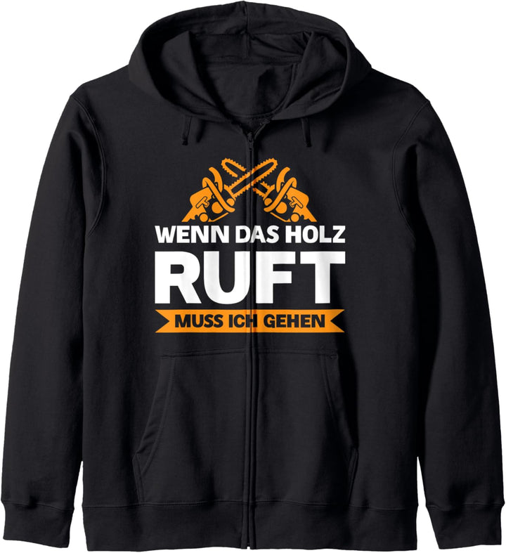 Forstwirt Waldarbeiter Holzfäller Kapuzenjacke