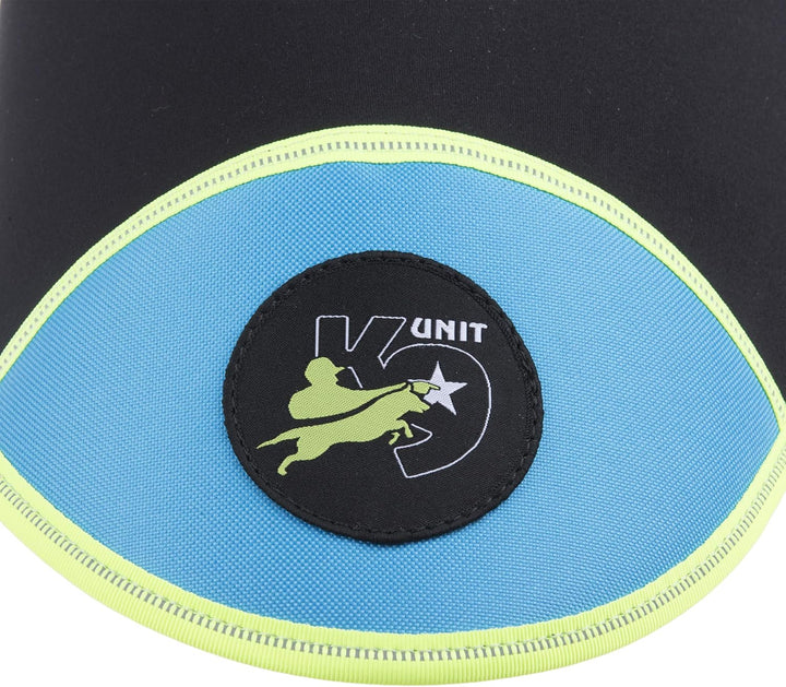 JULIUSK-9, IDC Neoprene Hundekleidung, Size: Baby 1, Schwarz und Aquamarine Baby 1 Schwarz und Aquam