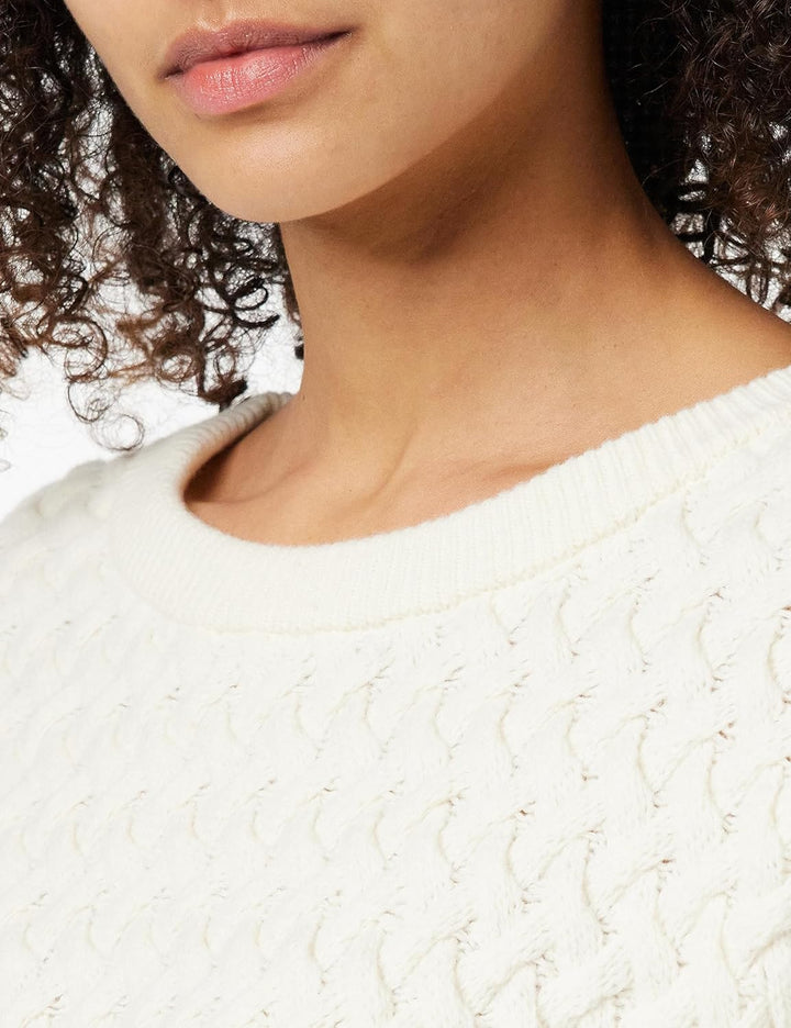 G-STAR Damen Chunky Loose Boat Knitted Pullover Knits, Beige (Eggnog D23968-d170-g076)
