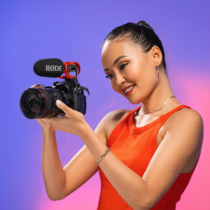 Rode Videomic Go II Helix Kamera/USB-Richtmikrofon mit keepdrum Schwanenhals Tischstativ Videomic Go
