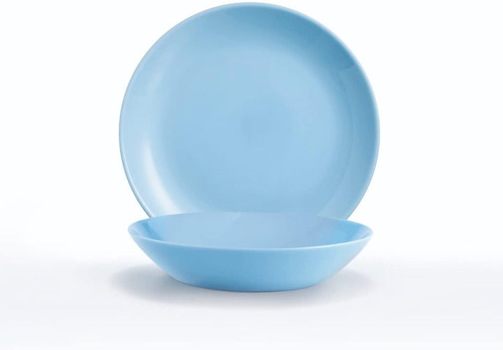 Dajar 00443 Tafelservice Hartglasgeschirr Geschirrset Tafelset Essservice Geschirr Diwali Light Blue