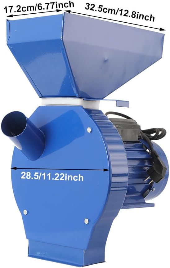 Elektrische Getreidemühle Schrotmühle 1100W, Nussmühle Zerkleinerer zur Verarbeitung von Nicht ölhal