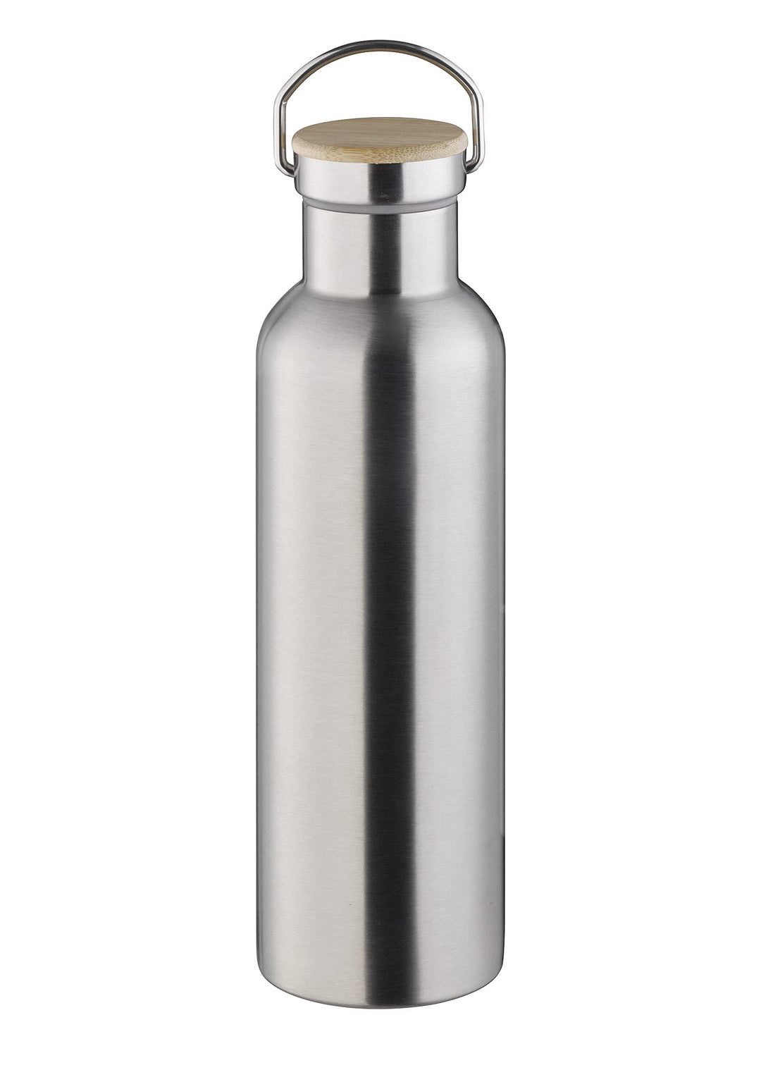 APS 66906 Hochwertige langlebige Edelstahl Isolierflasche/Trinkflasche mit 750 ml inkl. Tragebügel u