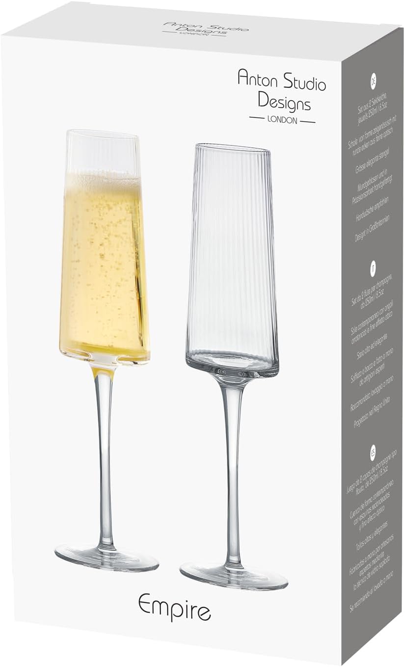 Anton Studio Designs 2 Champagnerflöten Empire