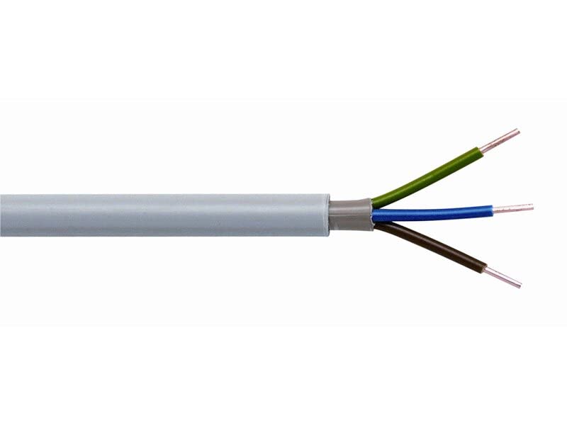 NYM - J 3x1,5 Mantelleitung 3 x 1,5 mm² / 50 m Kabel Leitung Elektroleitung