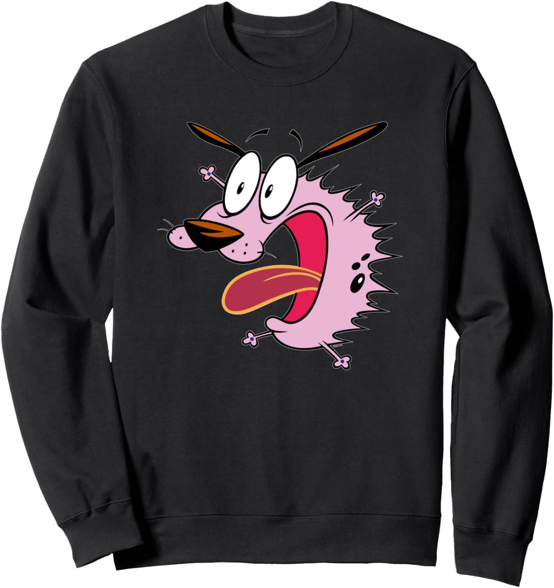 Cartoon Network Courage The Cowardly Dog It's A Dogs Life Sweatshirt