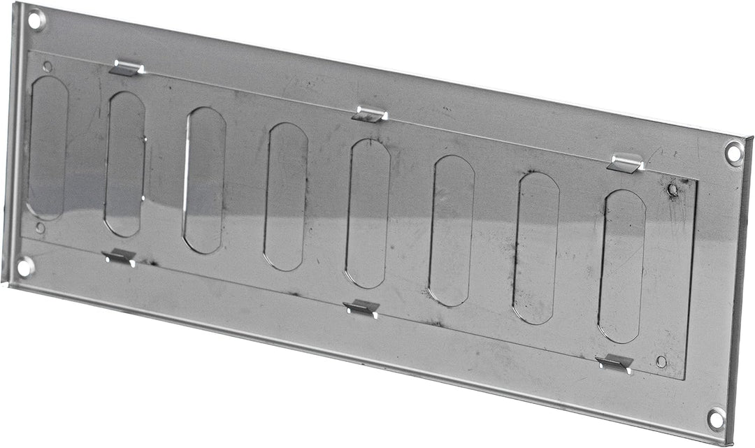 Steinberg14 Edelstahl 300x100mm Lüftungsgitter aus Metall mit Verschliessbaren Lamellen - Rechteckig