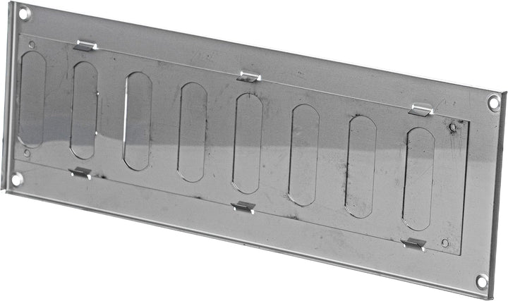 Steinberg14 Edelstahl 300x100mm Lüftungsgitter aus Metall mit Verschliessbaren Lamellen - Rechteckig