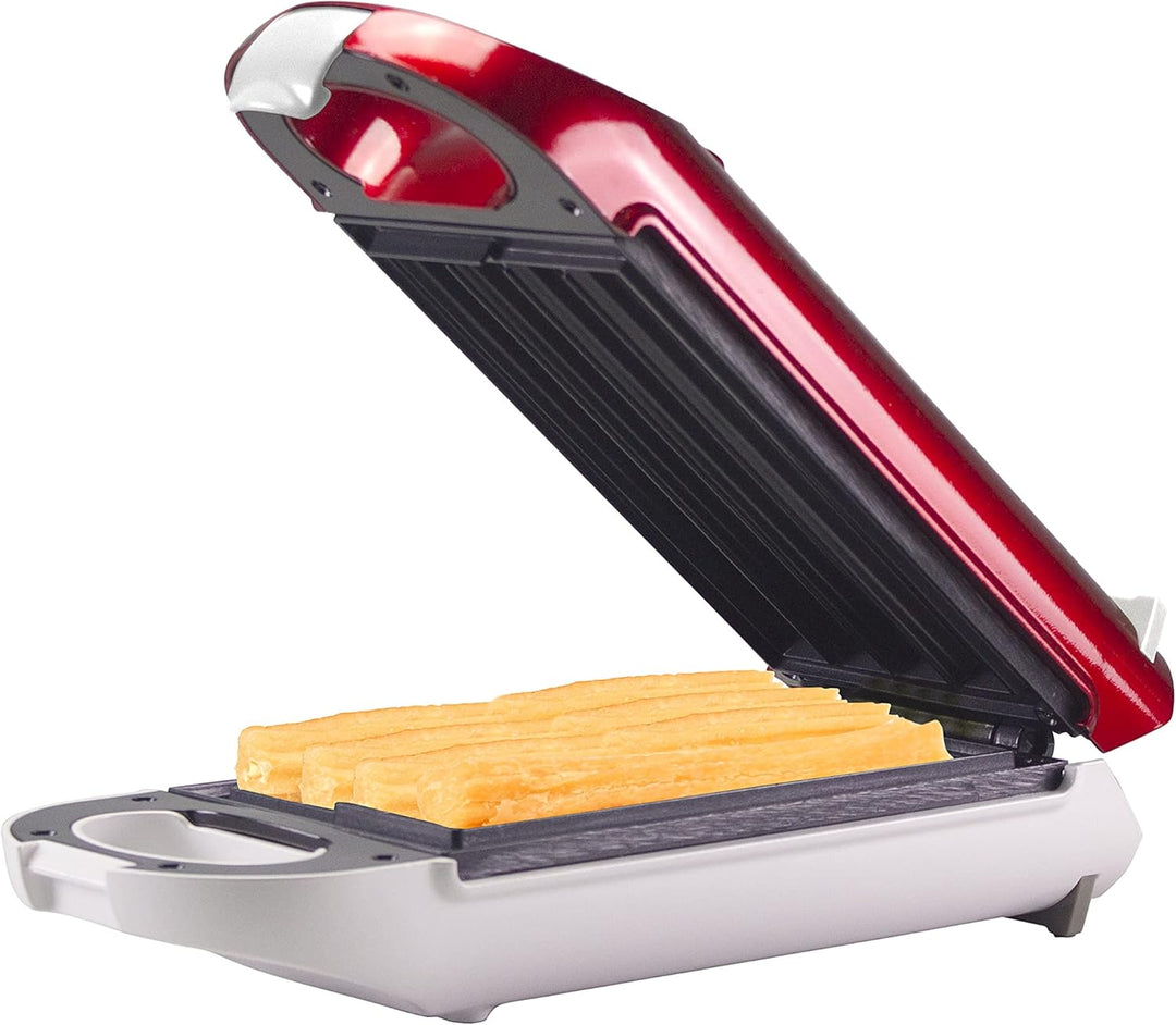 BEPER BT.600Y. Antihaftbeschichtete Churros-Grillplatte, 800 W Leistung, Wärmeisolierender Griff, Be