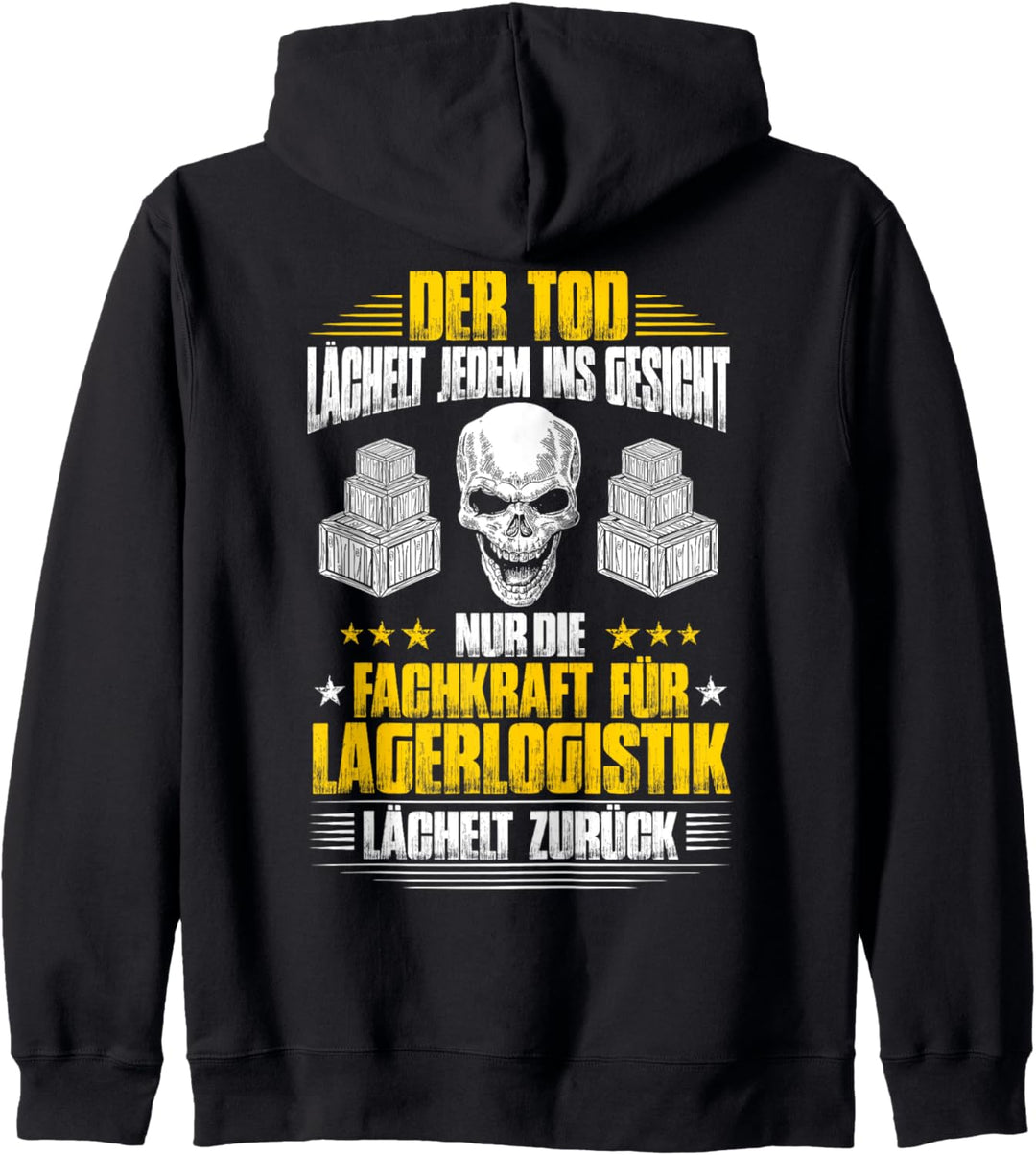 Lächeln Fachkraft für Lagerlogistik Kapuzenjacke