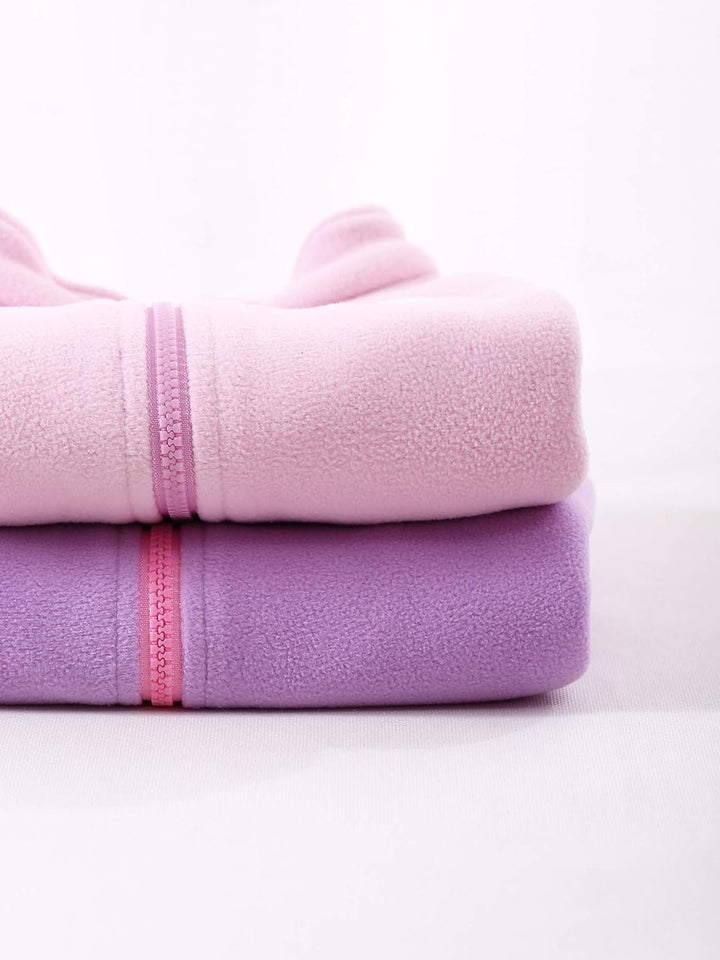 Baby Kleinkind Kinder Jungen Mädchen Polar Fleece Weste Stehkragen Reissverschluss Fleeceweste Kinde