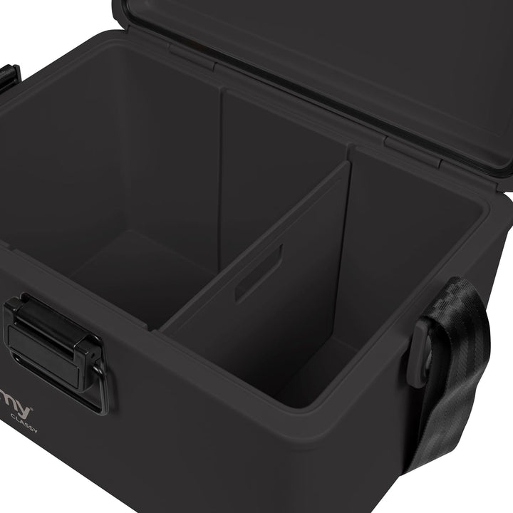 Steamy Classy 12 Kühlbox mit Schultergurt, 12 Liter, Raven Black