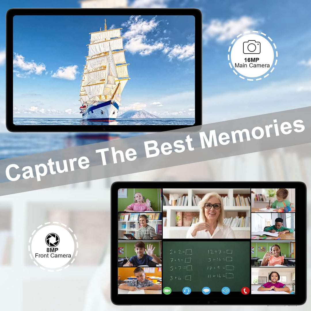 DOOGEE T20 Android Tablet 10,4 Zoll, 15 GB + 256 GB/TF 1 TB Tablet PC 4G LTE + 5G WiFi, 16 MP + 8 MP