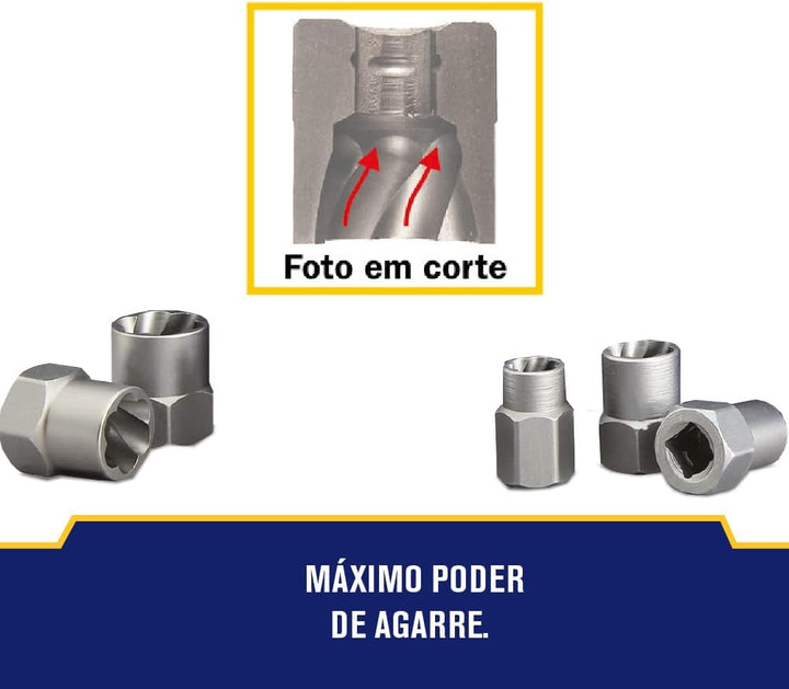 Irwin, 394001, Schrauben-Ausdreh-Set, 5-teilig, IRW10504634 Tragetasche n/a, Tragetasche n/a