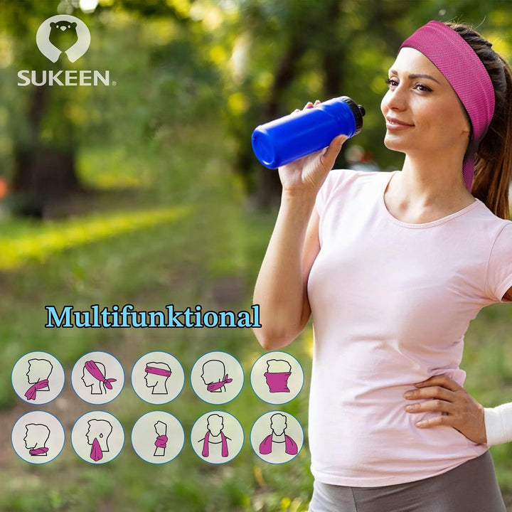 Sukeen Kühlendes Handtuch, Kühlhandtuch Cooling Towel, Gym Handtuch, Eishandtuch Kühltuch Hals, Kühl
