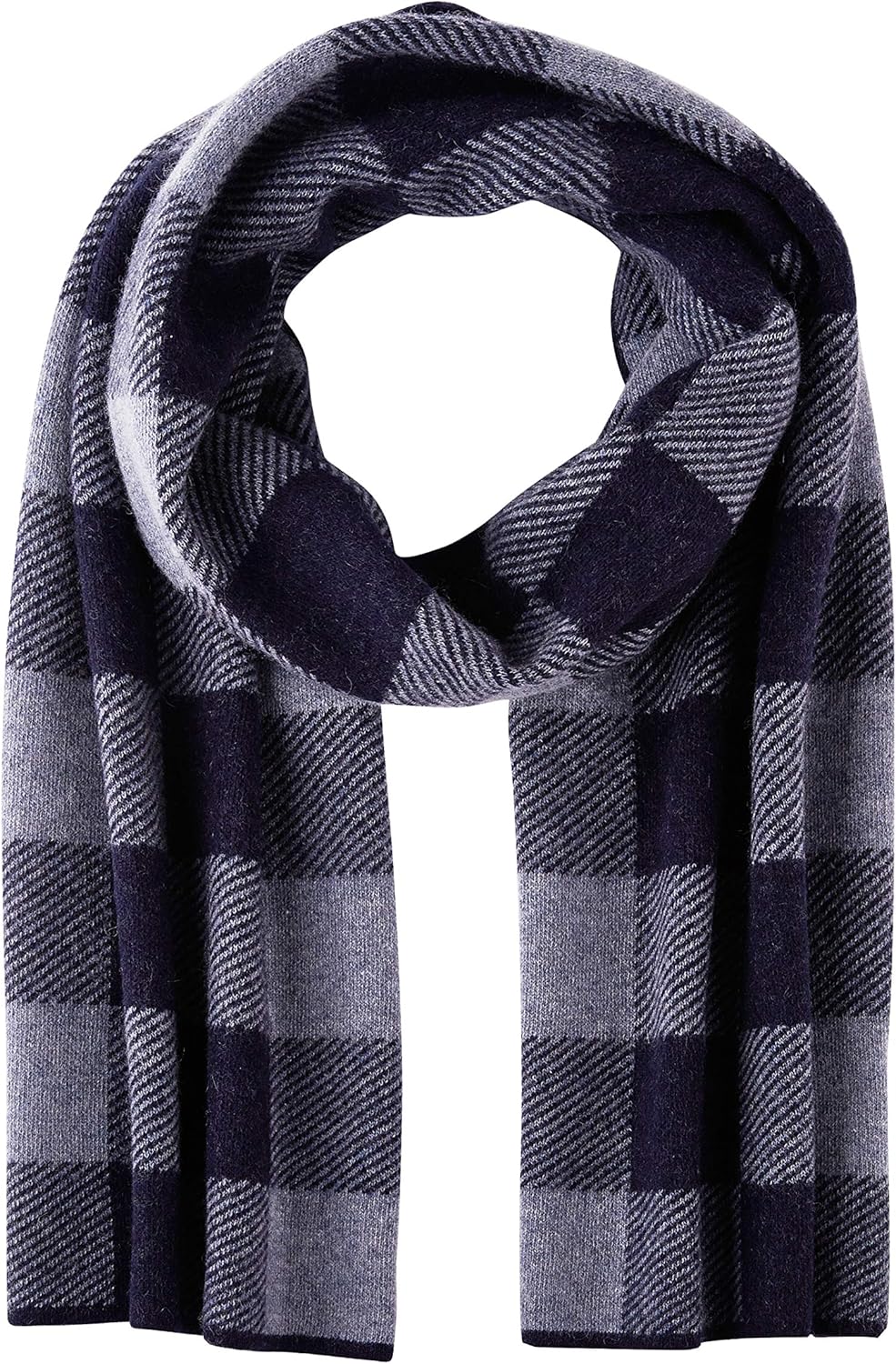 Herren Kaschmir Schal (65% Wolle+35% Kaschmir) Wolleschal Strickschal Herrenschal Extra Warm Weich f