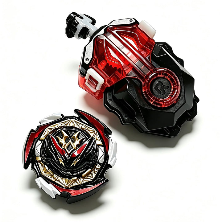 Desamvap Battling Tops B-180 Kampfkreisel Dynamite Metal Fusion Battle Tops mit Launcher, Kinder Spi