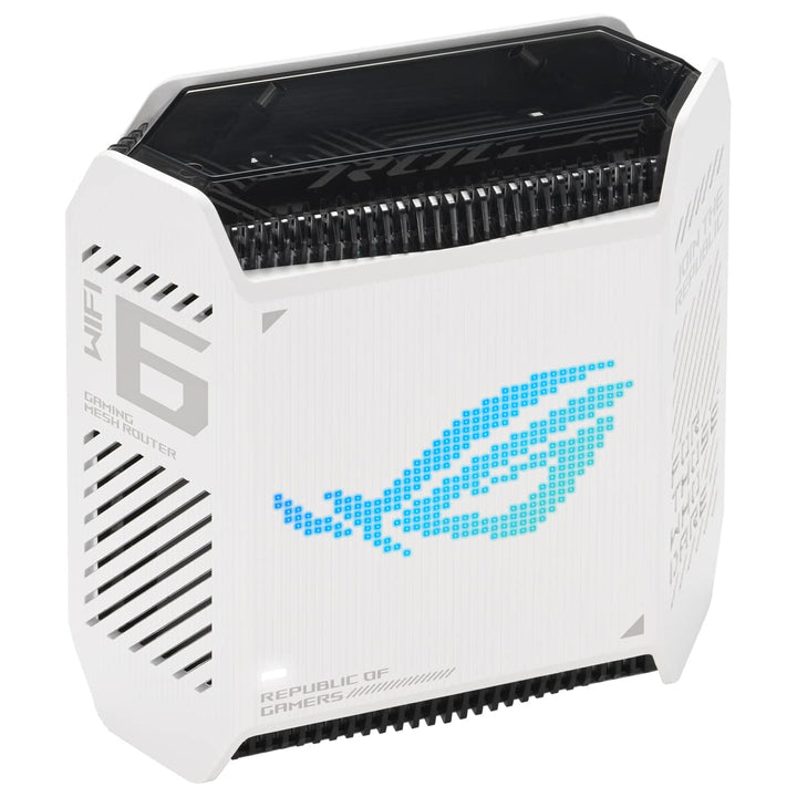 ASUS ROG Rapture GT6 AX10000 1er Pack Tri-Band Gaming Mesh WiFi System kombinierbarer Router (Tether