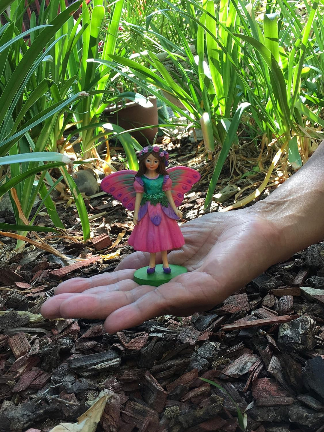 GlitZGlam Sofia Die Miniatur Fee Figur für Ihren Feengarten/Miniaturgarten