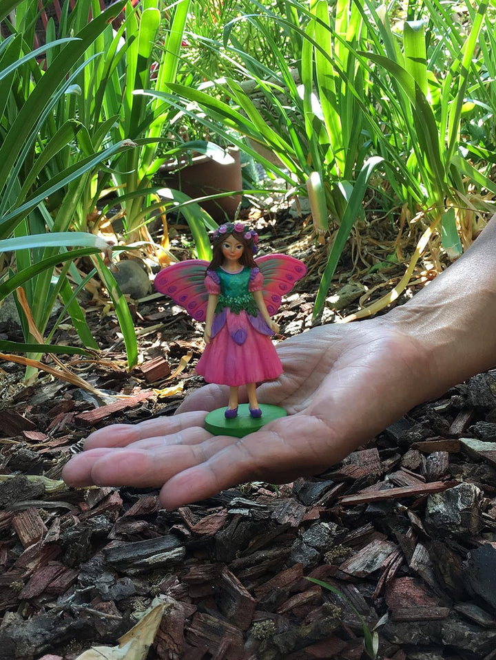 GlitZGlam Sofia Die Miniatur Fee Figur für Ihren Feengarten/Miniaturgarten