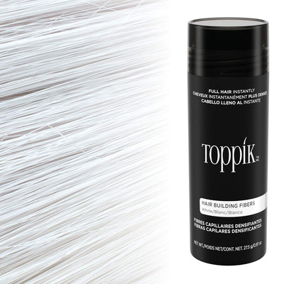 TOPPIK Hair Building Fibers white, 55 g Unparf miert 55 g (1er Pack), Unparf miert 55 g (1er Pack)
