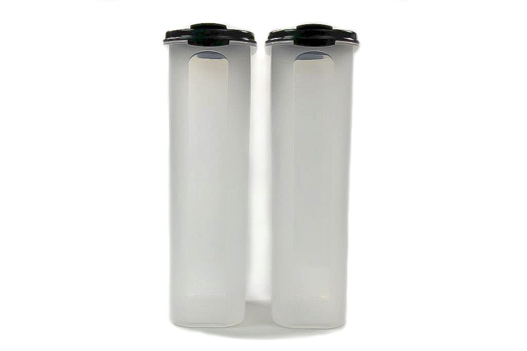 Tupperware Eidgenossen 2,9 L schwarz (2) mit Schütte Vorrat Modular Dose Box