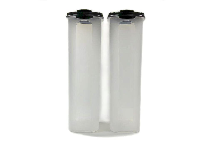 Tupperware Eidgenossen 2,9 L schwarz (2) mit Schütte Vorrat Modular Dose Box