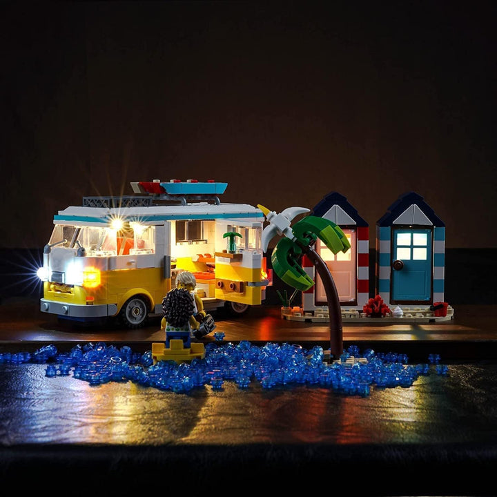 Led Licht Set für Lego Creator 31138 Strandcampingbus Bauset (Kein Lego-Modell), Dekorations Led Bel