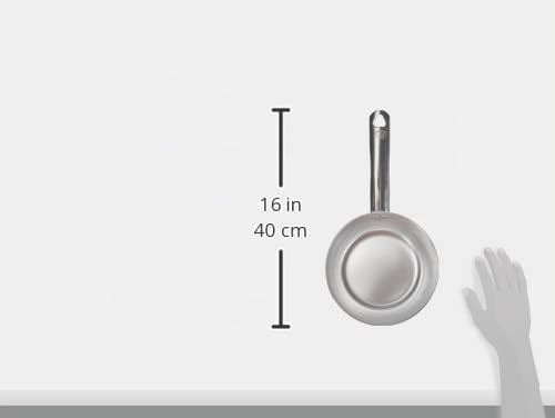 Pentole Agnelli ALMA10518 Professionelle Aluminiumpfannen 3 mm, hoher Auflauf mit Griff, 2,6 l 18 cm