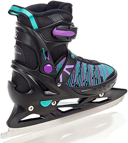 RAVEN 2in1 Schlittschuhe Inline Skates Inliner für Kinder Erwachsene Mädchen Damen verstellbar