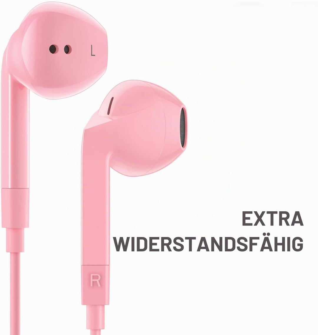 LUDOS FEROX USB C Kopfhörer, 5 Jahre Garantie für iPhone 16 15 Pro Max Plus Samsung Galaxy S24 S23 U