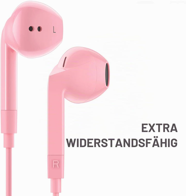 LUDOS FEROX USB C Kopfhörer, 5 Jahre Garantie für iPhone 16 15 Pro Max Plus Samsung Galaxy S24 S23 U