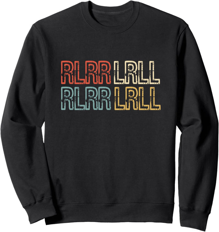 Vintage Drummer Design RLRR LRLL Schlagzeuger Geschenk Sweatshirt