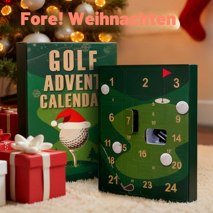 Golf Adventskalender 2025 Männer, Golf Zubehör Weihnachts Geschenk für Erwachsene Papa Jungen Herren