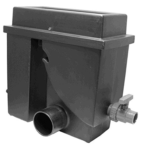 Spaltsiebfilter Bogensiebfilter Teichfilter schwarz Spaltsieb/Bogensieb 300µ mit Schmutzauslass