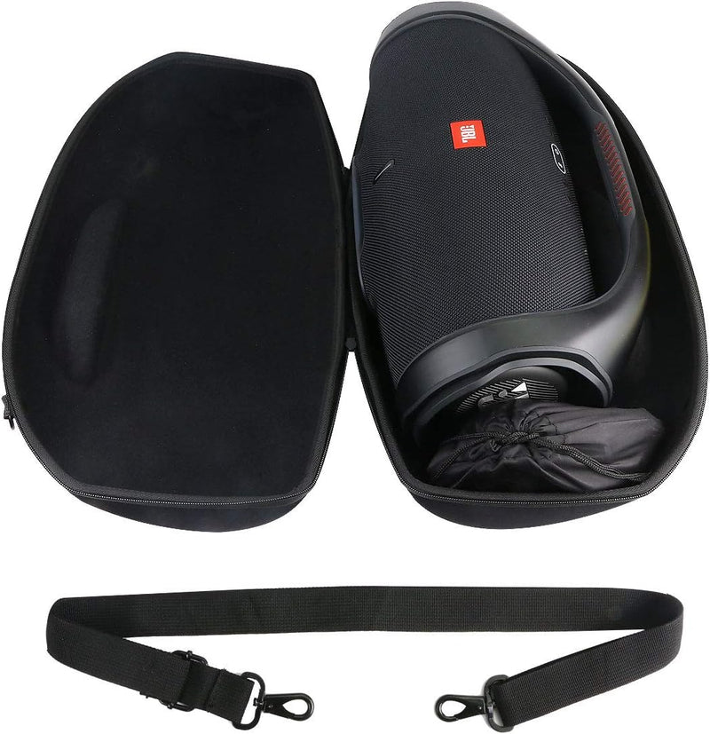 co2CREA Hart Tragetasche mit Mini Zubehörtasche und Schultergurt Für JBL Boombox 3 /Boombox 3 WiFi/B