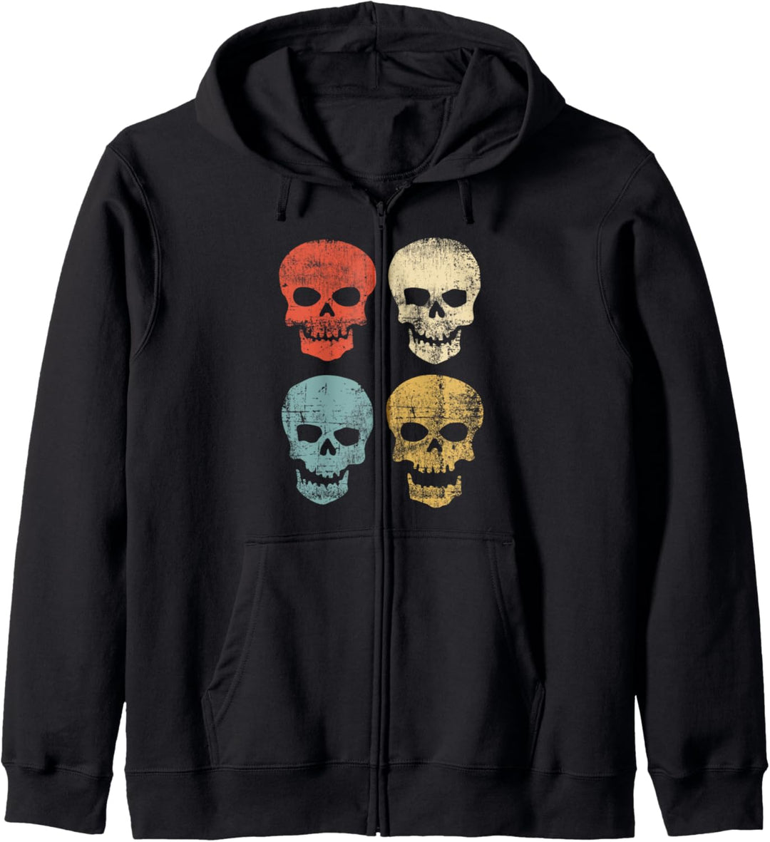 Vintage Halloween Design Kapuzenjacke