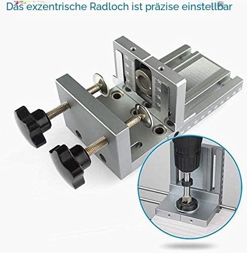 Fafeicy 3 in 1 Bohrführer Ortungssatz, für Dübelbohrer, 6/8/10/15 mm Holzbearbeitung selbstzentriere